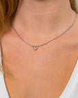 Zinzi zilveren ketting open hartje 40-43cm ZIC1420, exclusief en kwalitatief hoogwaardig. Ontdek nu!