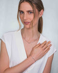 Zinzi zilveren fantasie ketting rond wit 45cm ZIC1550, exclusief en kwalitatief hoogwaardig. Ontdek nu!