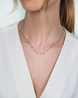 Zinzi zilveren fantasie ketting rond wit 45cm ZIC1550, exclusief en kwalitatief hoogwaardig. Ontdek nu!