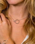 Zinzi zilveren ketting open rond wit 45cm ZIC1743, exclusief en kwalitatief hoogwaardig. Ontdek nu!
