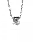Zinzi zilveren ketting kruislings wit 42cm ZIC1791S, exclusief en kwalitatief hoogwaardig. Ontdek nu!