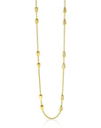 Zinzi zilveren fantasie ketting geel verguld 45cm ZIC1910G, exclusief en kwalitatief hoogwaardig. Ontdek nu!
