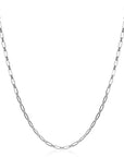 Zinzi zilveren ketting 45 cm met paperclip schakel 2,4 mm breed ZIC2033, exclusief en kwalitatief hoogwaardig. Ontdek nu!