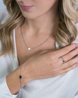Zinzi zilveren ketting met hartjes zirkonia's-zilver 42-45cm ZIC2137, exclusief en kwalitatief hoogwaardig. Ontdek nu!