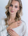 Zinzi zilveren ketting met hartjes zirkonia's-zilver 42-45cm ZIC2137, exclusief en kwalitatief hoogwaardig. Ontdek nu!