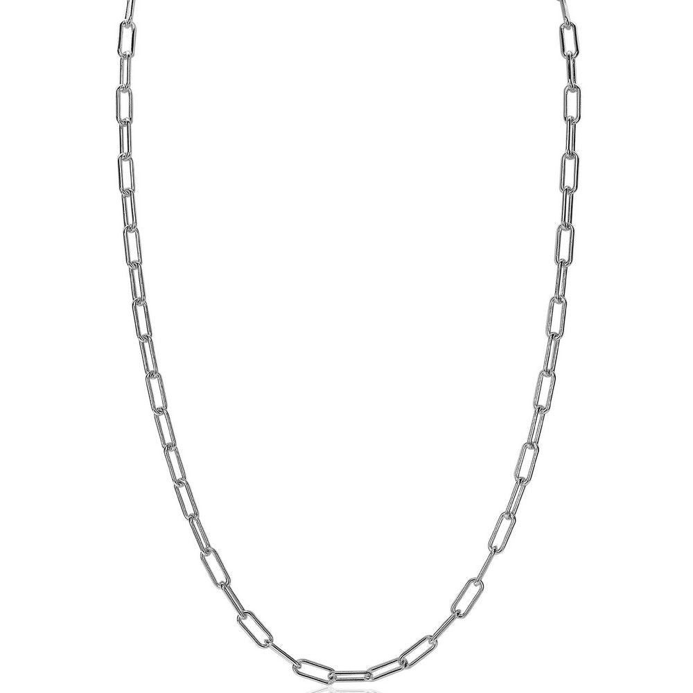 Zinzi zilveren paperclip schakel ketting 45cm 3,5mm breed ZIC2202, exclusief en kwalitatief hoogwaardig. Ontdek nu!