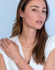 Zinzi zilveren paperclip schakel ketting 14K geel verguld 45cm 3,5mm breed ZIC2202G, exclusief en kwalitatief hoogwaardig. Ontdek nu!