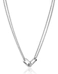 Zinzi zilveren ketting 45cm ovale sluitringen ZIC2215Z, exclusief en kwalitatief hoogwaardig. Ontdek nu!