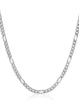 Zinzi zilveren figaro ketting 3,5mm breed 40-45cm ZIC2291, exclusief en kwalitatief hoogwaardig. Ontdek nu!