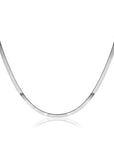 Zinzi zilveren platte slangen-ketting 45cm 3,5mm breed ZIC2292, exclusief en kwalitatief hoogwaardig. Ontdek nu!