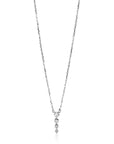 Zinzi zilveren ketting 45cm met hanger vier ronde zirconia's 16mm ZIC2328, exclusief en kwalitatief hoogwaardig. Ontdek nu!