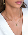 Zinzi gold plated zilveren schakel ketting met twee trendy schakels en glad hart 40-45cm ZIC2381G, exclusief en kwalitatief hoogwaardig. Ontdek nu!