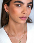 Zinzi gold plated zilveren schakel ketting met twee trendy schakels en glad hart 40-45cm ZIC2381G, exclusief en kwalitatief hoogwaardig. Ontdek nu!