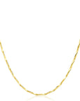 Zinzi gold plated zilveren schakel ketting met glinsterende pijlvormige schakels 1,5mm breed 42-45cm ZIC2414G, exclusief en kwalitatief hoogwaardig. Ontdek nu!