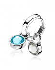 Zinzi zilveren oorbedels blauw wit ZICH1006A, exclusief en kwalitatief hoogwaardig. Ontdek nu!