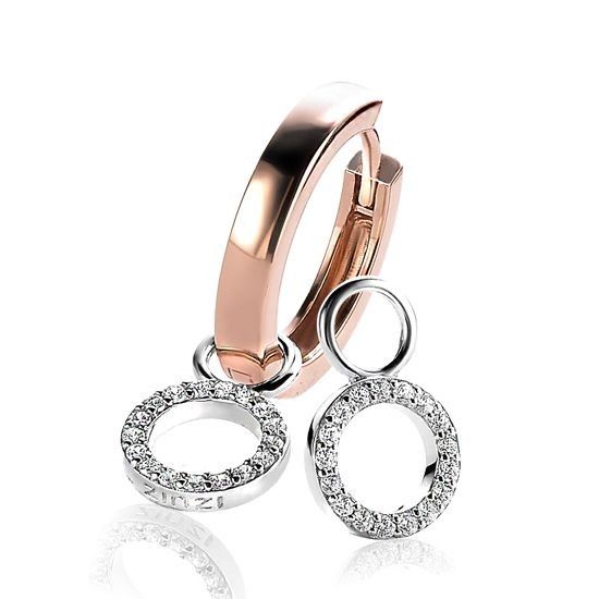 Zinzi zilveren oorbedels rond open wit 9mm ZICH1063, exclusief en kwalitatief hoogwaardig. Ontdek nu!