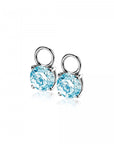 Zinzi zilveren oorbedels rond blauw ZICH1300B, exclusief en kwalitatief hoogwaardig. Ontdek nu!