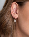 Zinzi zilveren oorbedels rose verguld 7mm rond wit ZICH1486D, exclusief en kwalitatief hoogwaardig. Ontdek nu!