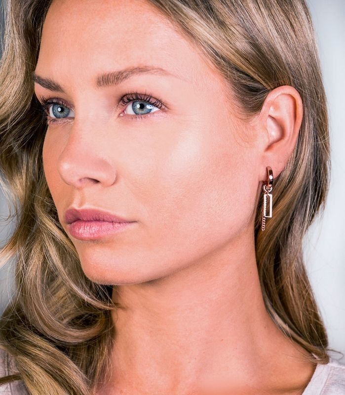 Zinzi zilveren oorbedels roseverguld gourmet ketting 30mm ZICH1694R, exclusief en kwalitatief hoogwaardig. Ontdek nu!