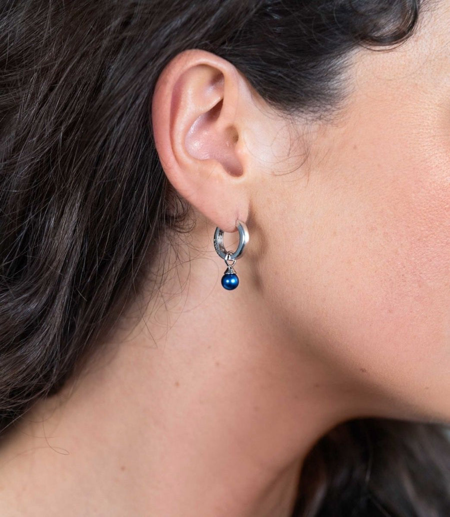 Zinzi zilveren oorbedels parels blauw 6mm ZICH1749B, exclusief en kwalitatief hoogwaardig. Ontdek nu!