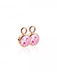 Zinzi zilveren oorbedels rose verguld roze ZICH186RR, exclusief en kwalitatief hoogwaardig. Ontdek nu!