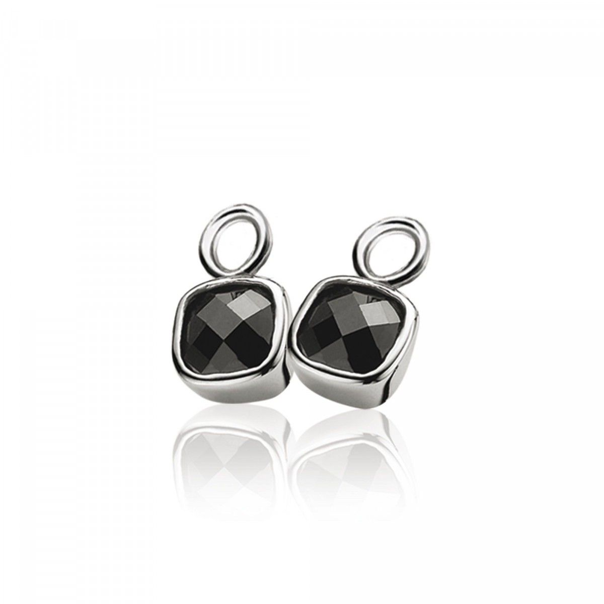 Zinzi zilveren oorbedels zwart ZICH190Z, exclusief en kwalitatief hoogwaardig. Ontdek nu!