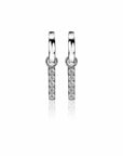 Zinzi oorringen inclusief oorbedels - Z191-CH2142 - Zilver - 15x3 mm - Dames, exclusief en kwalitatief hoogwaardig. Ontdek nu!
