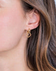 Zinzi zilveren oorbedels 14K geel verguld 12mm open harten ZICH2197G, exclusief en kwalitatief hoogwaardig. Ontdek nu!