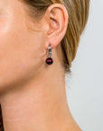 Zinzi zilveren oorbedels parel rond bordeaux rood 10mm ZICH266DR, exclusief en kwalitatief hoogwaardig. Ontdek nu!