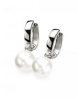 Zinzi zilveren oorbedels parel wit 12mm ZICH305W, exclusief en kwalitatief hoogwaardig. Ontdek nu!