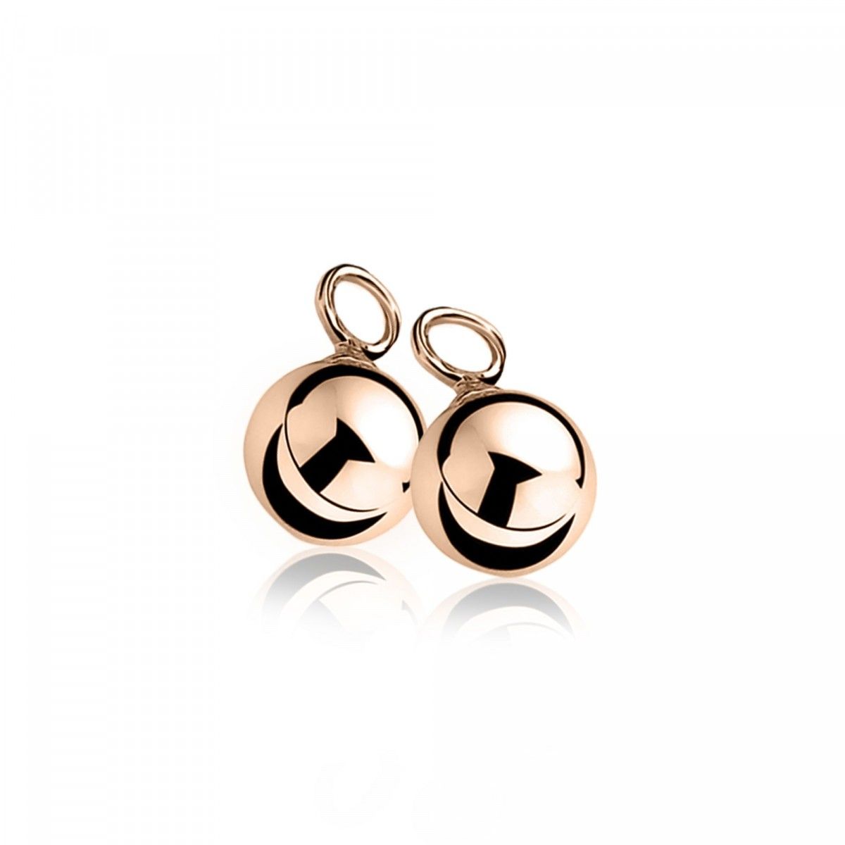 Zinzi zilveren oorbedels rose verguld bol 10mm ZICH716R, exclusief en kwalitatief hoogwaardig. Ontdek nu!
