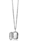 Zinzi zilveren medaillon rechthoek glanzend bezet met witte zirconia ZIH2425 (exclusief ketting geprijsd), exclusief en kwalitatief hoogwaardig. Ontdek nu!