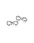 Zinzi zilveren oorknoppen infinity wit ZIO1065Z, exclusief en kwalitatief hoogwaardig. Ontdek nu!