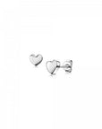 Zinzi zilveren oorknoppen glad hart 6mm ZIO1378, exclusief en kwalitatief hoogwaardig. Ontdek nu!