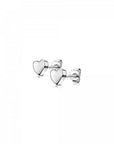 Zinzi zilveren oorknoppen glad hart 6mm ZIO1378, exclusief en kwalitatief hoogwaardig. Ontdek nu!