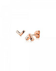 Zinzi zilveren oorknoppen rose verguld glad V-vorm 7mm ZIO1380R, exclusief en kwalitatief hoogwaardig. Ontdek nu!
