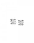 Zinzi zilveren oorknoppen ronde zirconia 6mm chatonzetting ZIO1383, exclusief en kwalitatief hoogwaardig. Ontdek nu!