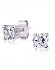 Zinzi zilveren oorknoppen ronde zirconia 6mm chatonzetting ZIO1383, exclusief en kwalitatief hoogwaardig. Ontdek nu!