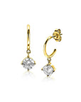 Zinzi zilveren oorsieraden geelverguld witte zirconia ZIO1980G, exclusief en kwalitatief hoogwaardig. Ontdek nu!