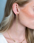 Zinzi zilveren oorstekers extra 14K geel verguld dubbele ketting en paperclip schakel 85mm ZIO2262G, exclusief en kwalitatief hoogwaardig. Ontdek nu!