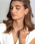 Zinzi zilveren oorstekers met vierkante witte zirkonia en pavé zettingen 15mm ZIO2268, exclusief en kwalitatief hoogwaardig. Ontdek nu!