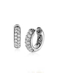 Zinzi zilveren luxe oorringen 14 x 4mm witte zirkonia's ZIO2317, exclusief en kwalitatief hoogwaardig. Ontdek nu!