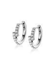 Zinzi zilveren fantasie oorringen 15mm met scharniersluiting, bezet met witte zirkonia's ZIO2327, exclusief en kwalitatief hoogwaardig. Ontdek nu!
