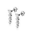 Zinzi zilveren oorstekers 16mm met vier ronde zirkonia's ZIO2328, exclusief en kwalitatief hoogwaardig. Ontdek nu!