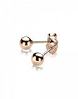 Zinzi zilveren oorstekers rose verguld glad bol 5mm ZIO807R, exclusief en kwalitatief hoogwaardig. Ontdek nu!