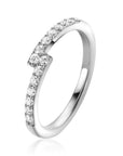 Zinzi zilveren fantasie ring met witte zirkonia's ZIR2327, exclusief en kwalitatief hoogwaardig. Ontdek nu!