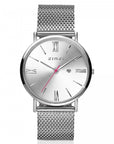 Zinzi Horloge Retro ZIW502M + gratis armband t.w.v. 29,95 - Zilverkleurig - 34 mm, exclusief en kwalitatief hoogwaardig. Ontdek nu!
