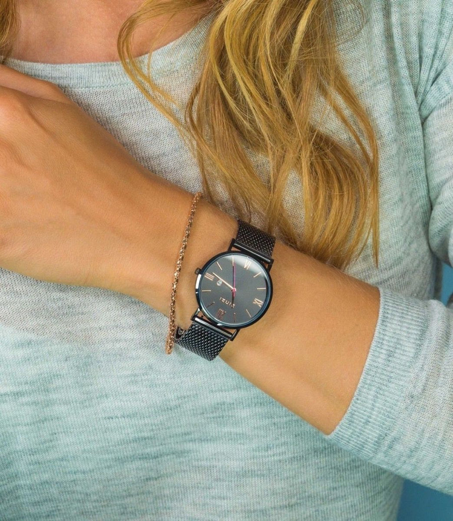 Zinzi horloge ZIW509M Zwart 34mm + gratis Zinzi armbandje, exclusief en kwalitatief hoogwaardig. Ontdek nu!
