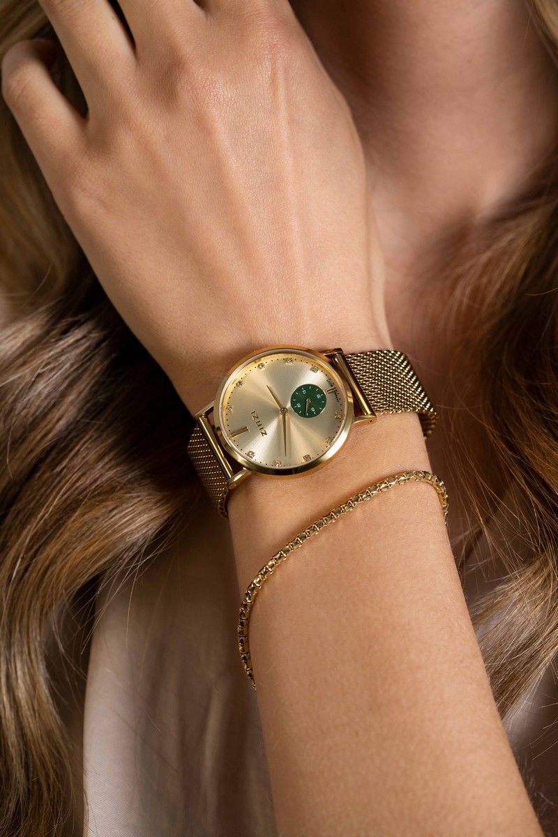 Zinzi Glam Gold horloge ZIW535M + gratis armband t.w.v. 29,95, exclusief en kwalitatief hoogwaardig. Ontdek nu!