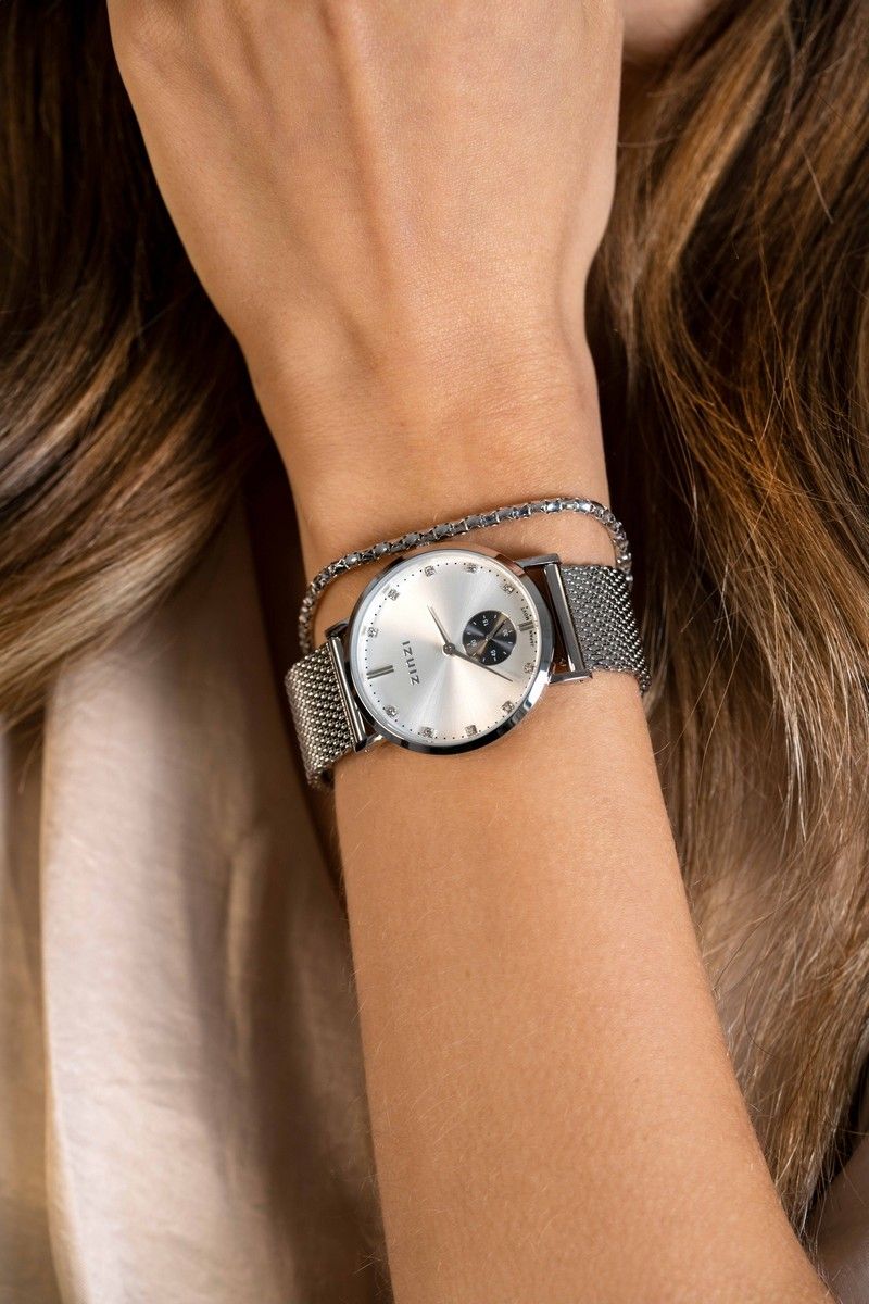 Zinzi Glam Silver horloge ZIW539M + gratis armband t.w.v. 29,95, exclusief en kwalitatief hoogwaardig. Ontdek nu!